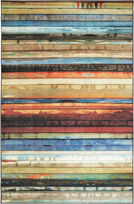 Mohawk Prismatic Artist Stripe Multi Area Rug