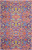 Mohawk Prismatic Optic Floral Pink Area Rug