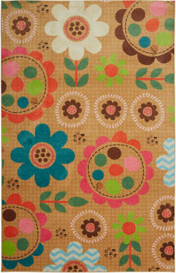 Mohawk Prismatic Critters Floral Multi Area Rug