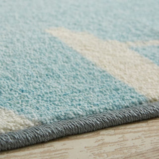 Mohawk Prismatic Seaside Lighthouse Light Blue Area Rug