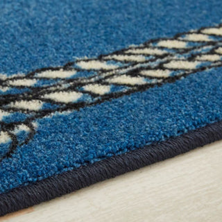 Mohawk Prismatic Coastal Knots Navy Area Rug