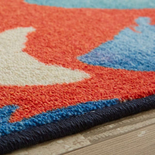 Mohawk Prismatic Coastal Catch Red Area Rug