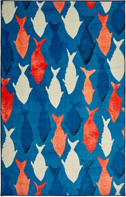 Mohawk Prismatic Coastal Catch Navy Area Rug