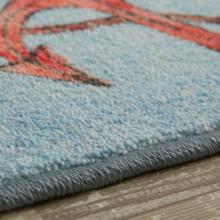 Mohawk Prismatic Coastal Life Light Blue Area Rug