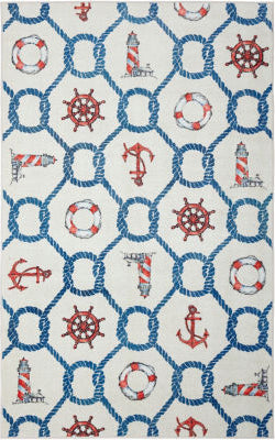 Mohawk Prismatic Coastal Rope Linen Area Rug