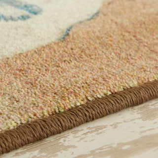 Mohawk Prismatic Tide Pool Shells Sand Area Rug