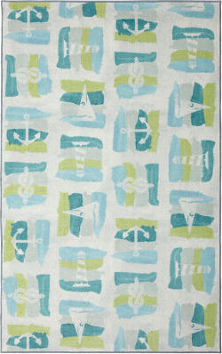 Mohawk Prismatic Seaside Swatches Light Blue Area Rug