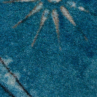 Mohawk Prismatic Coastal Splash Aqua Area Rug