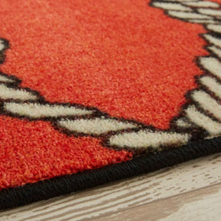 Mohawk Prismatic Coastal Net Red Area Rug