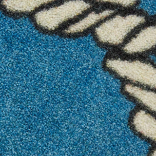 Mohawk Prismatic Coastal Net Blue Area Rug