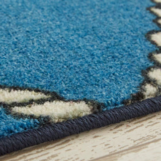 Mohawk Prismatic Coastal Net Blue Area Rug