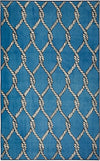 Mohawk Prismatic Coastal Net Blue Area Rug