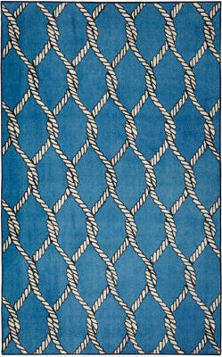 Mohawk Prismatic Coastal Net Blue Area Rug