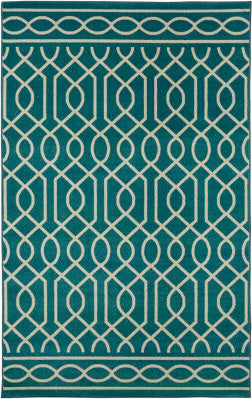 Mohawk Prismatic Garden Gate Teal Area Rug