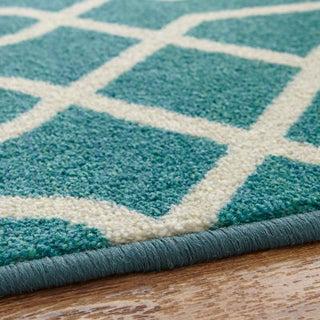 Mohawk Prismatic Garden Gate Teal Area Rug