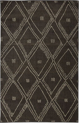 Mohawk Prismatic Fresco Diamond Charcoal Area Rug