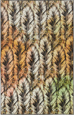 Mohawk Prismatic Painted Feathers Multi Area Rug