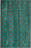 Mohawk Prismatic Fleur De Lis Teal Area Rug