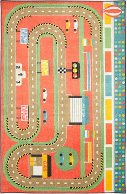 Mohawk Prismatic Race Track Play Multi Area Rug