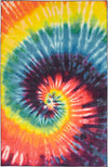 Mohawk Prismatic Tie Dye Swirl Rainbow Area Rug