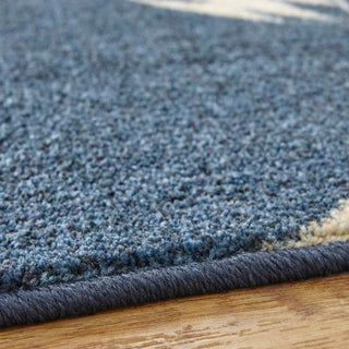 Mohawk Prismatic Blue Boats Navy Area Rug