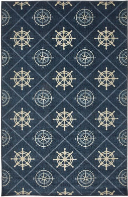 Mohawk Prismatic Compass Navy Area Rug