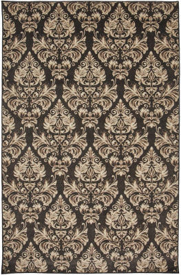 Mohawk Prismatic Paris Damask Charcoal Area Rug