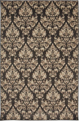 Mohawk Prismatic Paris Damask Charcoal Area Rug