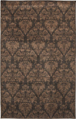 Mohawk Prismatic Paris Damask Brown Area Rug