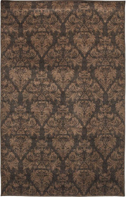 Mohawk Prismatic Paris Damask Brown Area Rug