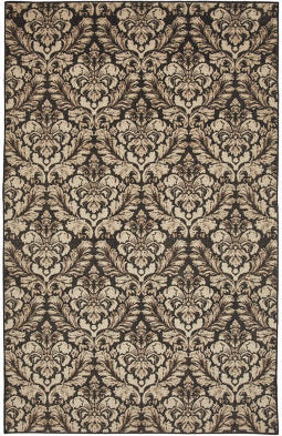 Mohawk Prismatic Bonjour Damask Charcoal Area Rug