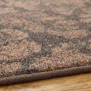 Mohawk Prismatic Bonjour Damask Brown Area Rug