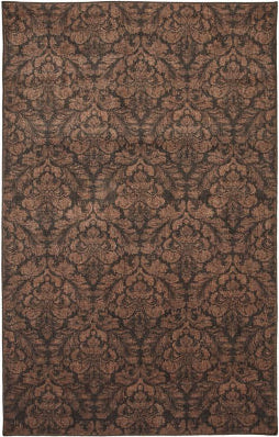 Mohawk Prismatic Bonjour Damask Brown Area Rug