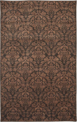 Mohawk Prismatic Bonjour Damask Brown Area Rug