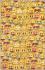Mohawk Prismatic Emoji Play Yellow Area Rug
