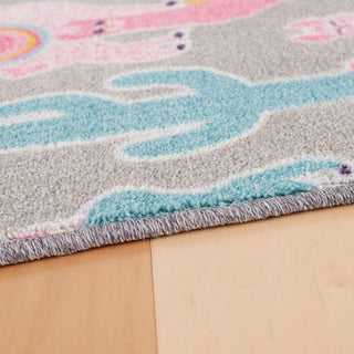 Mohawk Prismatic Fiesta Llama Pink Area Rug