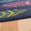 Mohawk Prismatic Falling Feathers Navy Area Rug