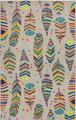 Mohawk Prismatic Falling Feathers Multi Area Rug