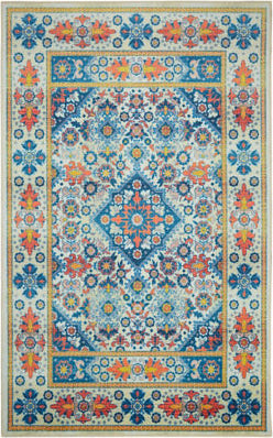 Mohawk Prismatic Turkana Blue Area Rug