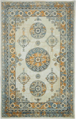 Mohawk Prismatic Ladoga Orange Area Rug