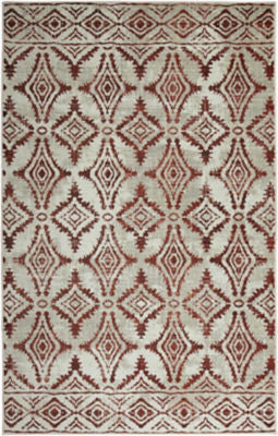 Mohawk Prismatic Esmeralda Red Area Rug