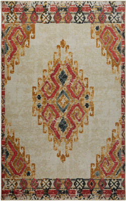 Mohawk Prismatic Ember Red Area Rug