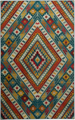 Mohawk Prismatic Faye Red Area Rug