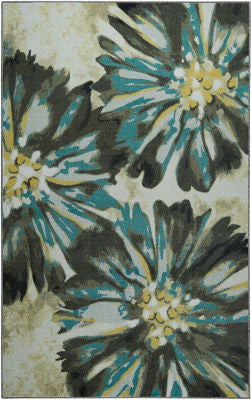 Mohawk Prismatic Floral Haven Grey Area Rug