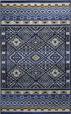 Mohawk Prismatic Landry Blue Area Rug