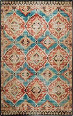 Mohawk Prismatic Paola Teal Area Rug