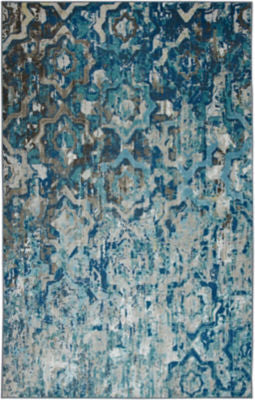 Mohawk Prismatic Bodhi Aqua Area Rug