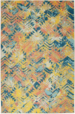 Mohawk Prismatic Kashton Gold Area Rug