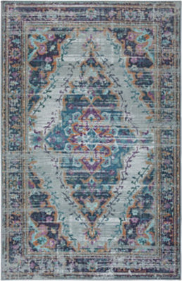 Mohawk Prismatic Kellen Teal Area Rug