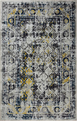 Mohawk Prismatic Zaire Yellow Area Rug